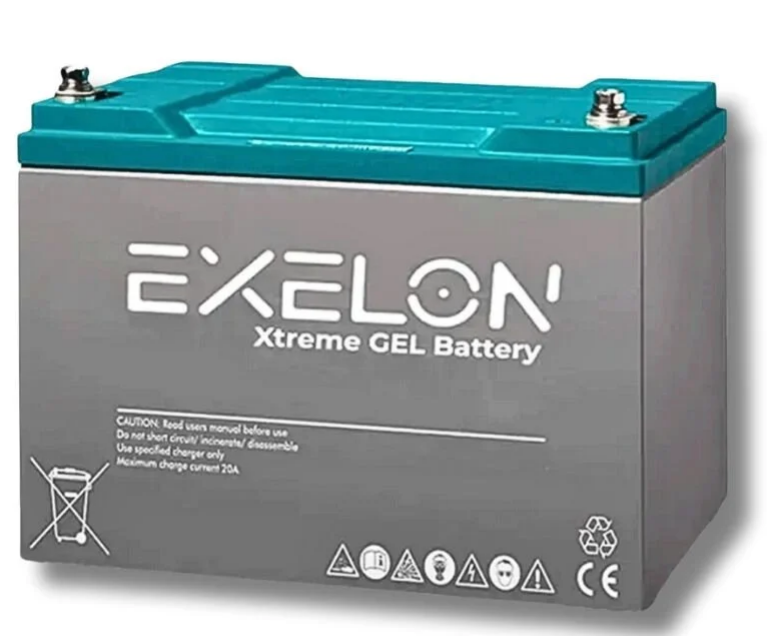 Exelon 12 Volt 100 Amper Jel Akü